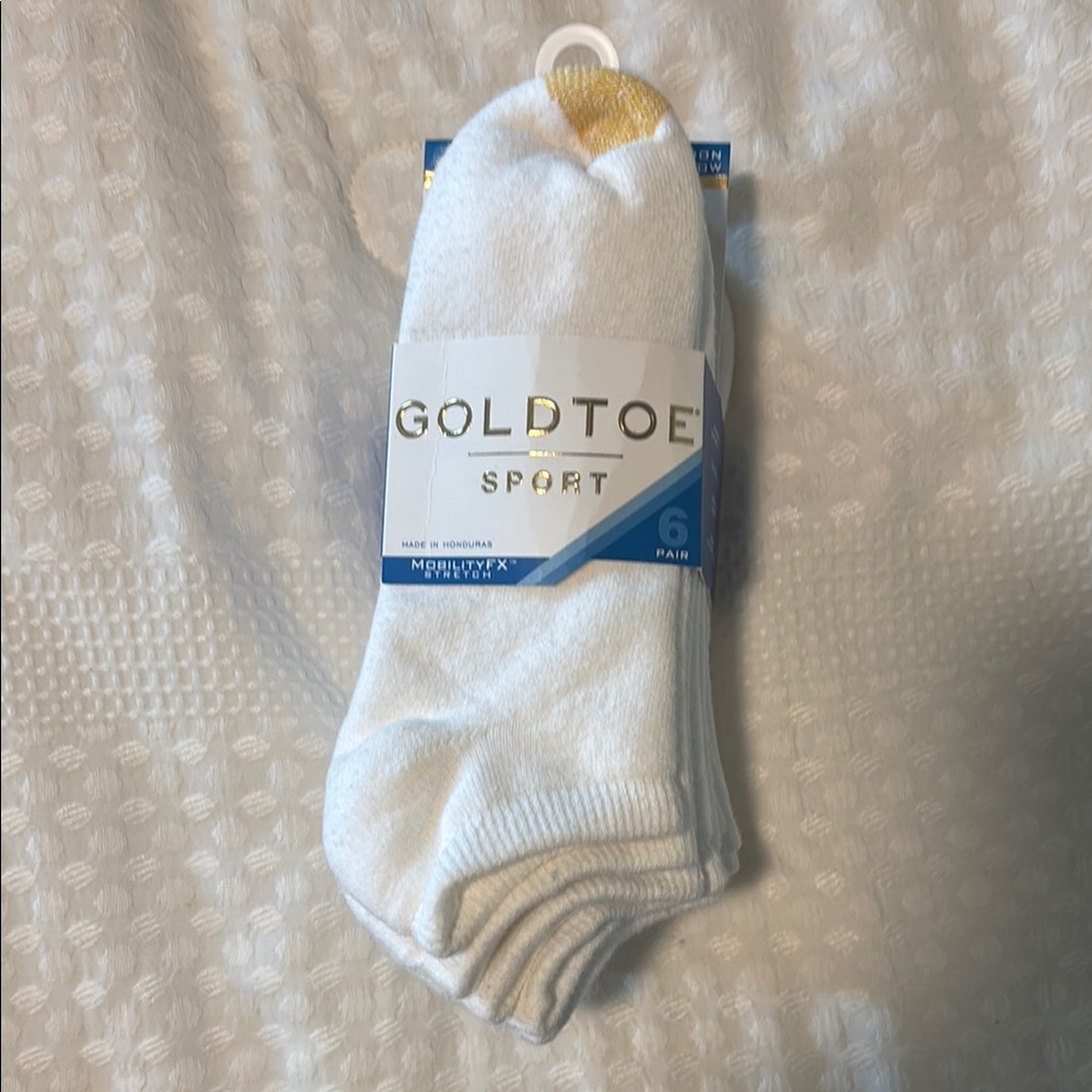 Gold Toe Men's White Socks